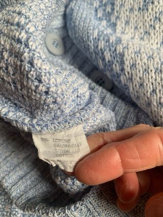 Cardigan Dolby L/XL Made in Italy, misto cotone/ac