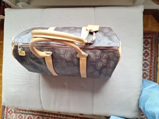 Bolso de viaje de piel plastificada