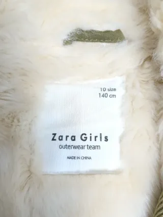 Abrigo niña Zara Talla 10