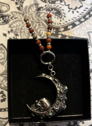 Collar Luna y Calavera