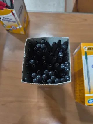 Lote 3 Cajas Bolígrafos BIC Cristal Original