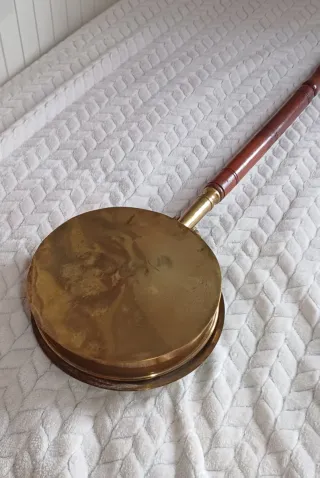 Calientacamas antiguo vintage