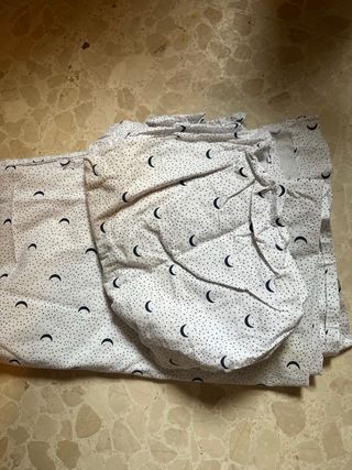 Lote sábanas cuna y funda de colchón