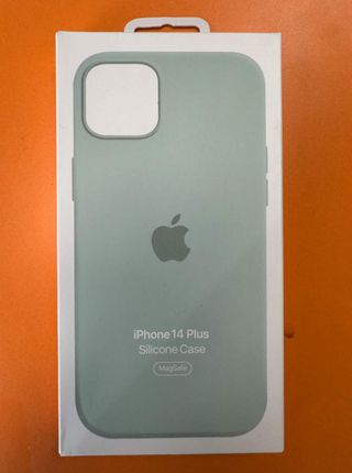 Custodia in silicone per iPhone 14 Plus con motivo succulente