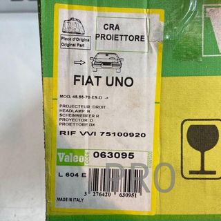 Fiat 1 faro del derch ref: 063095