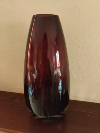 Vaso vintage vetro viola anni 60
