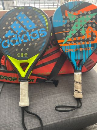 Palas de pádel Adidas y Drop Shot