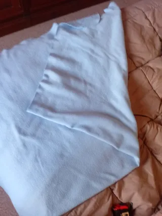 Manta polar azul multiusos