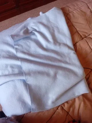 Manta polar azul multiusos