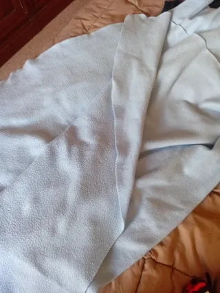 Manta polar azul multiusos