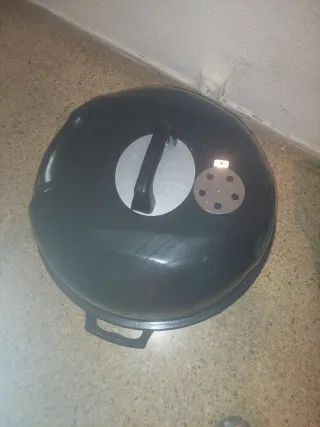 Barbacoa Carbón Portátil Negra