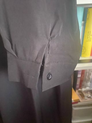 Camisa larga negra o vestido Talla 4XL