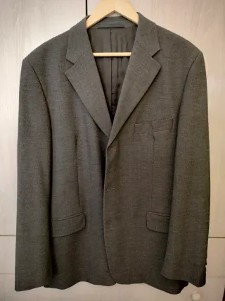 Chaqueta de traje gris hombre Talla 52