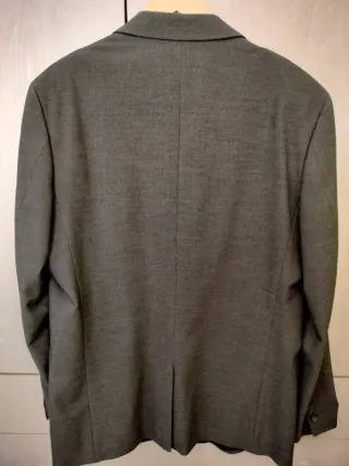 Chaqueta de traje gris hombre Talla 52