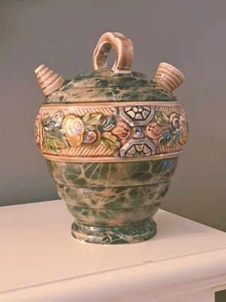 Botijo "Modernista" de Manises (Valencia)