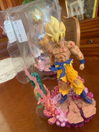 Goku SSJ Namek con Dragón Porunga