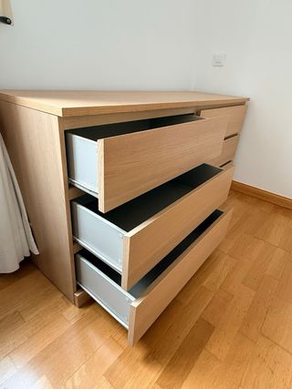 Cómoda MALM 6 cajones