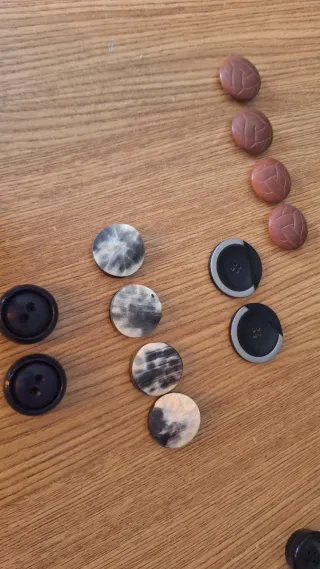 Lote botones antiguos variados