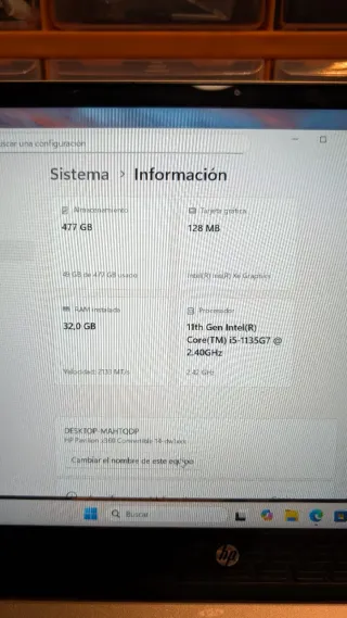 HP 2in1 i5 Gen 11 - 32GB RAM - 512GB SSD