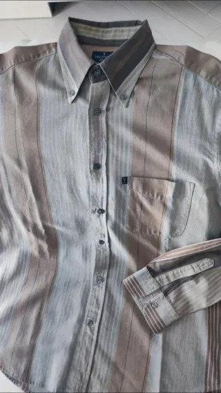 Camicia originale Trussardi uomo in cotone.