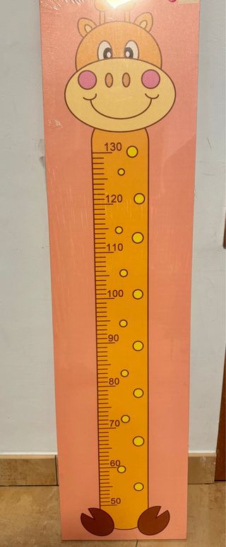 Medidor de Crecimiento Jirafa Infantil Nuevo