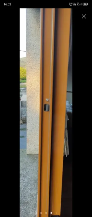 Ventana aluminio imitación madera