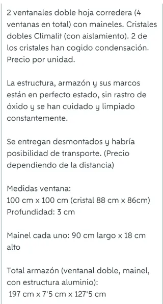 Ventana aluminio imitación madera