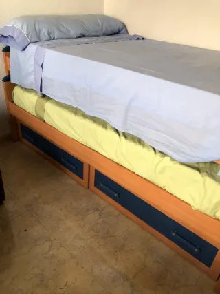 Cama nido madera maciza