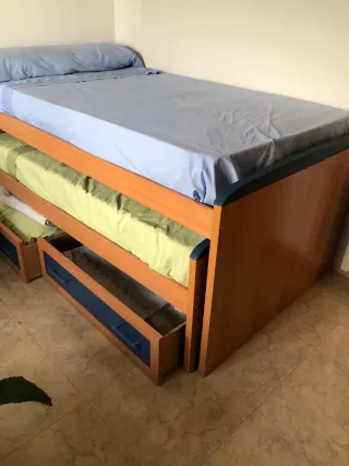 Cama nido madera maciza