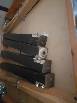 Mesa de madera plegable fuerte  pesa desmontada