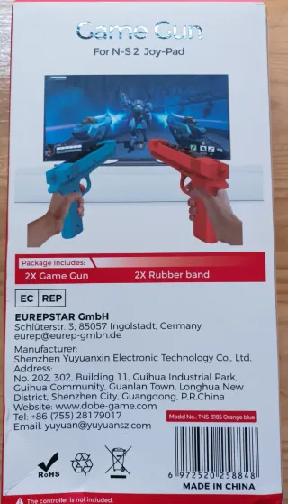 Pistola Juego N-S 2 Joy-Pad DOBE