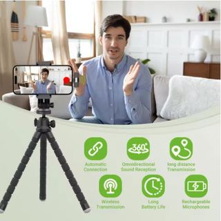 NUEVO 2 Micrófonos Inalámbricos Solapa Tipo C