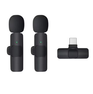 NUEVO 2 Micrófonos Inalámbricos Solapa Tipo C