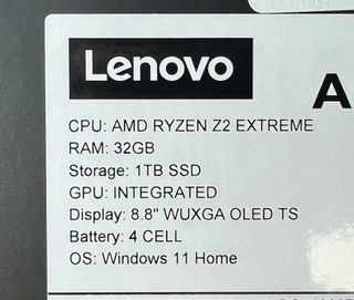 NUEVA Lenovo Legion Go 2 Z2 Extreme 1TB SSD