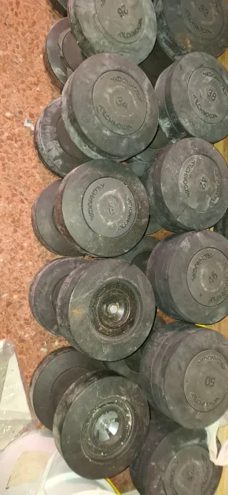 Mancuernas Technogym (varios pesos)