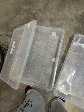Caja de almacenaje IKEA SAMLA transparente