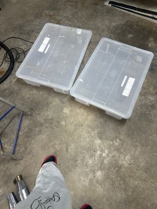 Caja de almacenaje IKEA SAMLA transparente