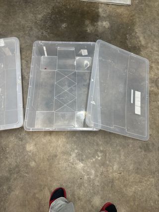 Caja de almacenaje IKEA SAMLA transparente