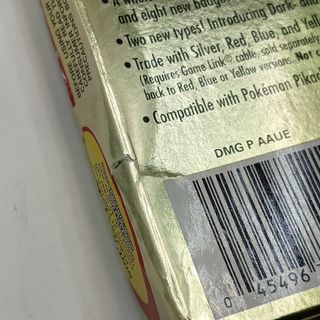 Pokemon Oro Game Boy Completo Originale