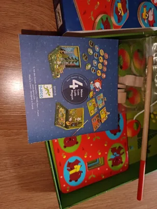 Juego Djeco Ludo Wood Memo Loto Magnet