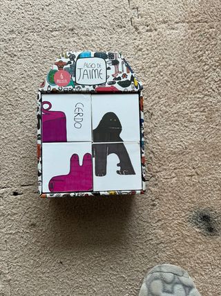 Puzzle de cubos animales Algo de Jaime