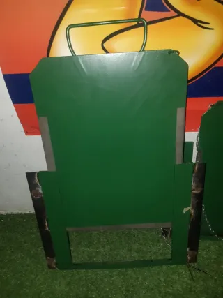 Lote 3 Compuertas Riego Metálicas Verdes