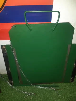 Lote 3 Compuertas Riego Metálicas Verdes