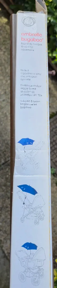 Sombrilla Bugaboo Roja a estrenar con embalaje