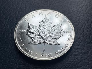 Plata 1 oz Canadá 1994 Hoja de Arce