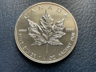 Plata 1 oz Canadá 1994 Hoja de Arce