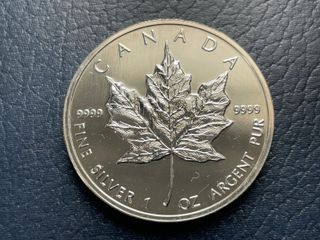 Plata 1 oz Canadá 1994 Hoja de Arce