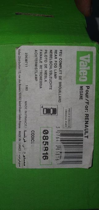 piloto renault megane izquierdo valeo