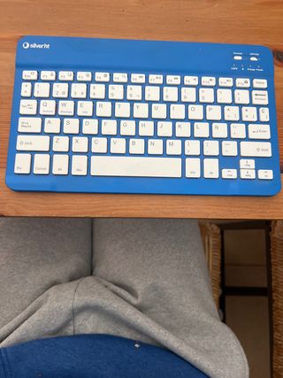 Teclado Bluetooth SilverHT Azul