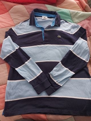 Polo Lacoste Manga Larga Talla L
